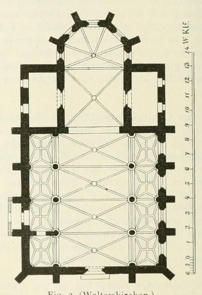 An illustration from Mittheilungen der K.K. Central-Commission zur Erforschung und Erhaltung der Kunst- und Historischen Denkmale, 1875, leaf 170