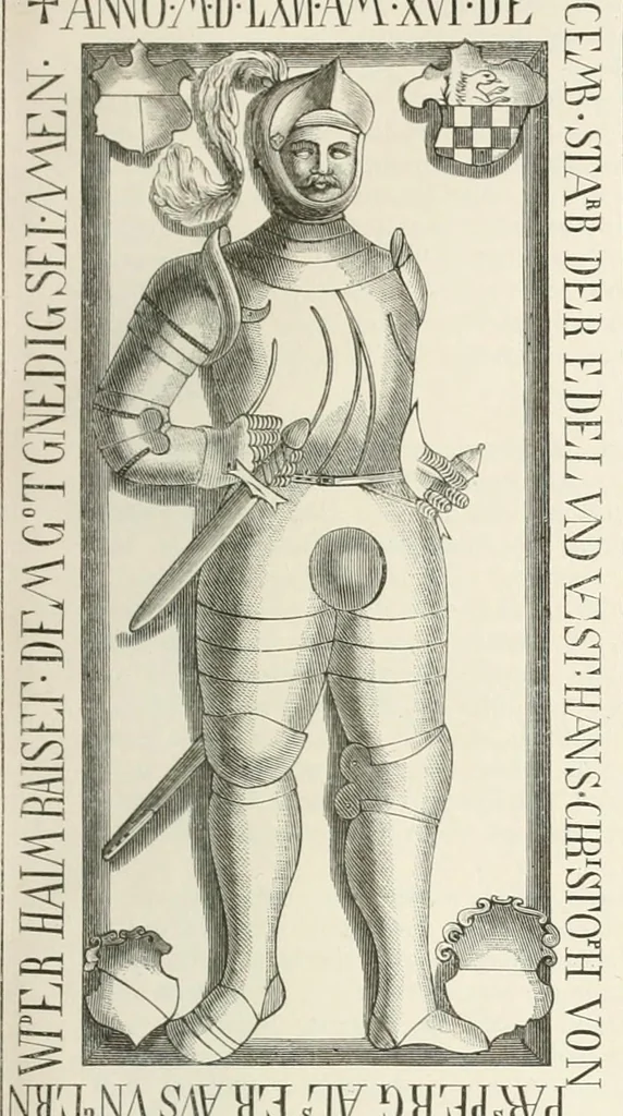 An illustration from Mittheilungen der K.K. Central-Commission zur Erforschung und Erhaltung der Kunst- und Historischen Denkmale, 1875, leaf 249