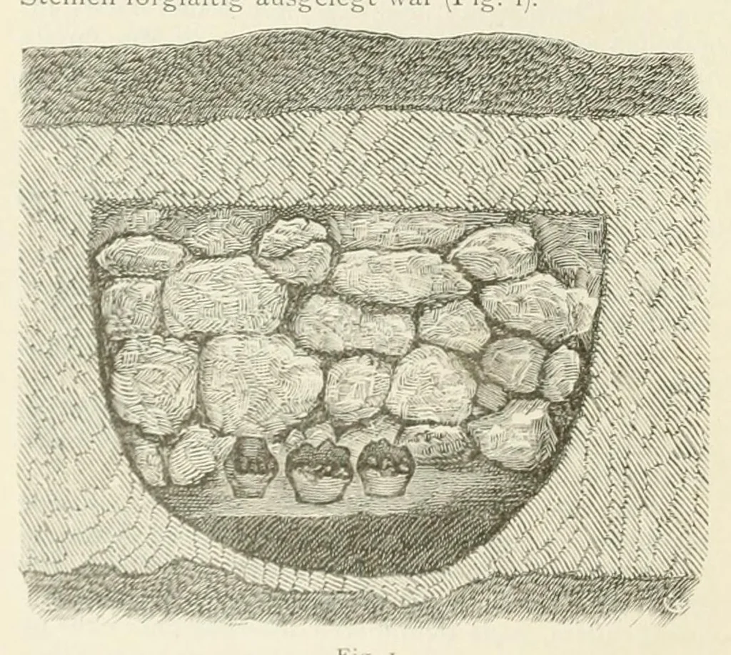 An illustration from Mittheilungen der K.K. Central-Commission zur Erforschung und Erhaltung der Kunst- und Historischen Denkmale, 1875, leaf 268