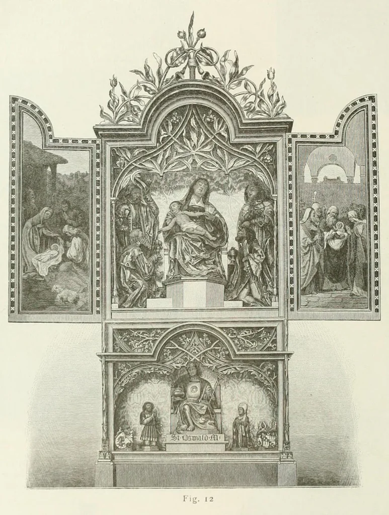 An illustration from Mittheilungen der K.K. Central-Commission zur Erforschung und Erhaltung der Kunst- und Historischen Denkmale, 1875, leaf 36