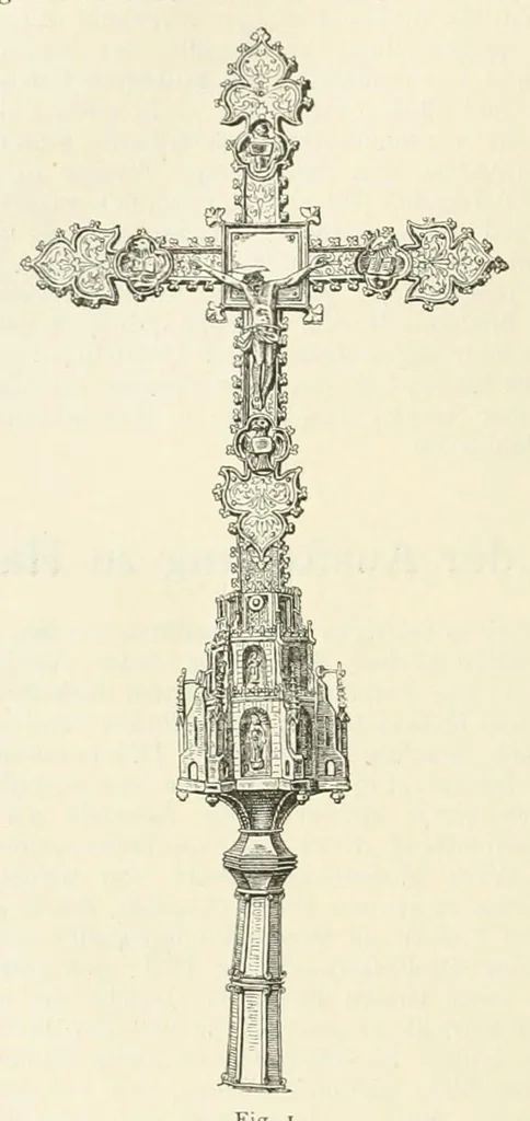 An illustration from Mittheilungen der K.K. Central-Commission zur Erforschung und Erhaltung der Kunst- und Historischen Denkmale, 1875, leaf 208