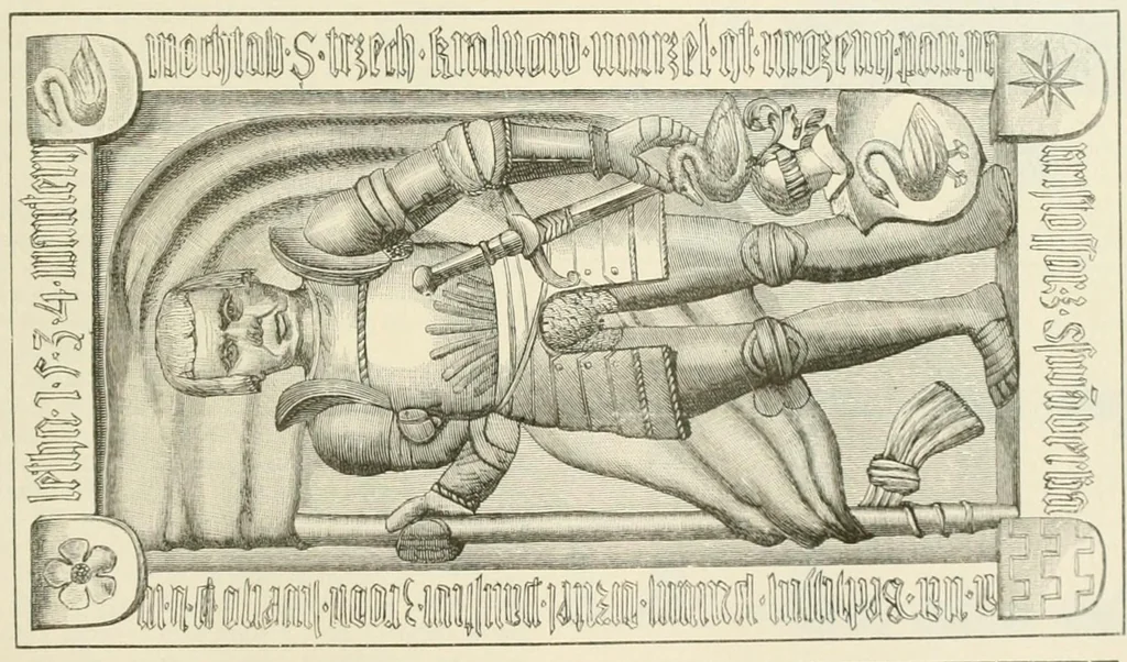 An illustration from Mittheilungen der K.K. Central-Commission zur Erforschung und Erhaltung der Kunst- und Historischen Denkmale, 1875, leaf 255