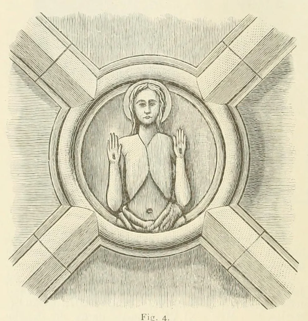 An illustration from Mittheilungen der K.K. Central-Commission zur Erforschung und Erhaltung der Kunst- und Historischen Denkmale, 1875, leaf 310