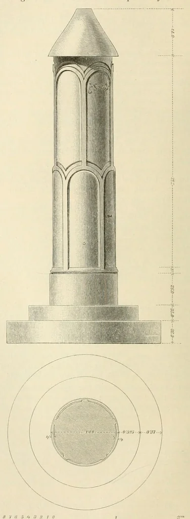 An illustration from Mittheilungen der K.K. Central-Commission zur Erforschung und Erhaltung der Kunst- und Historischen Denkmale, 1875, leaf 324