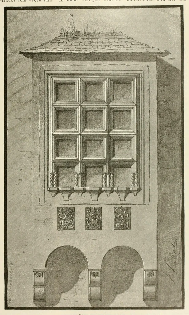 An illustration from Mittheilungen der K.K. Central-Commission zur Erforschung und Erhaltung der Kunst- und Historischen Denkmale, 1875, leaf 51