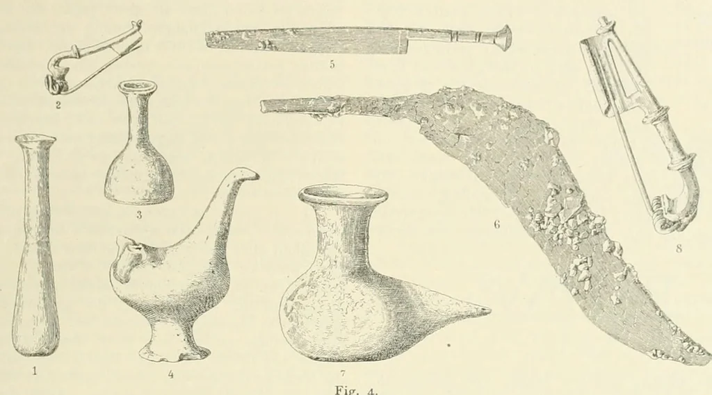 An illustration from Mittheilungen der K.K. Central-Commission zur Erforschung und Erhaltung der Kunst- und Historischen Denkmale, 1875, leaf 101
