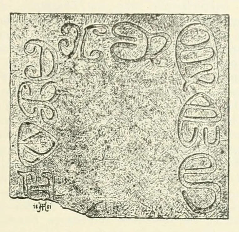 An illustration from Mittheilungen der K.K. Central-Commission zur Erforschung und Erhaltung der Kunst- und Historischen Denkmale, 1875, leaf 159