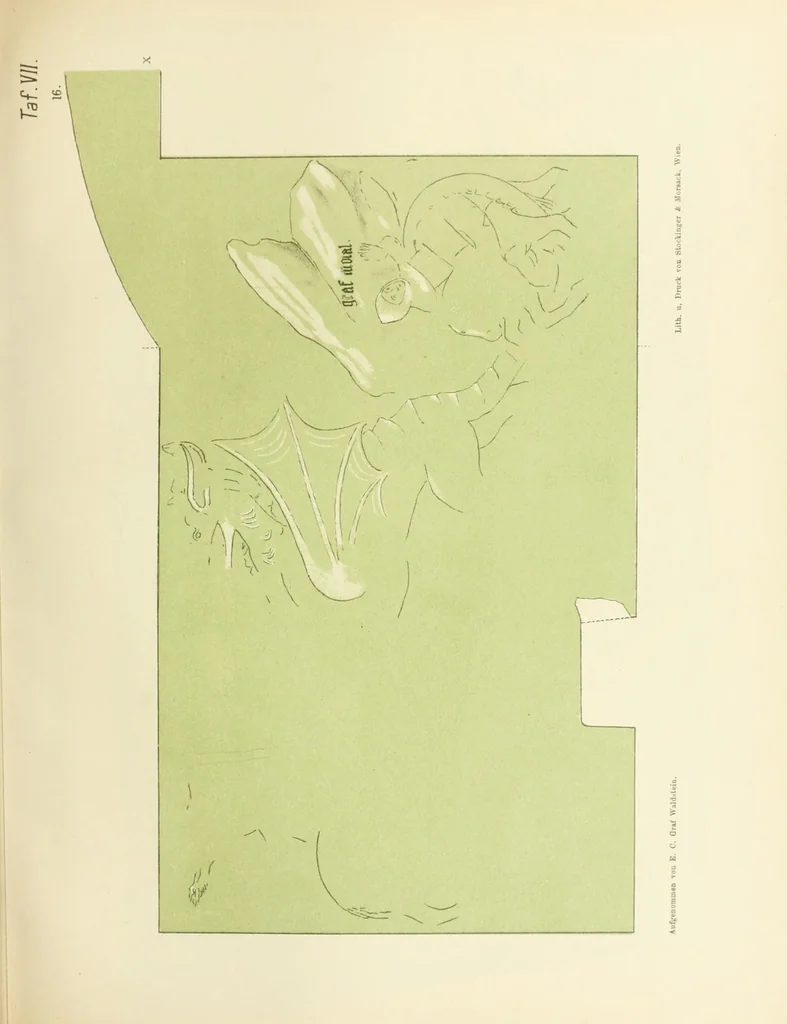 An illustration from Mittheilungen der K.K. Central-Commission zur Erforschung und Erhaltung der Kunst- und Historischen Denkmale, 1875, leaf 187