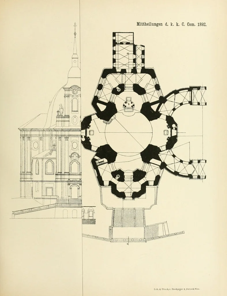 An illustration from Mittheilungen der K.K. Central-Commission zur Erforschung und Erhaltung der Kunst- und Historischen Denkmale, 1875, leaf 235