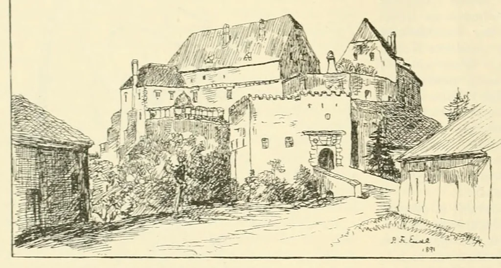 An illustration from Mittheilungen der K.K. Central-Commission zur Erforschung und Erhaltung der Kunst- und Historischen Denkmale, 1875, leaf 240