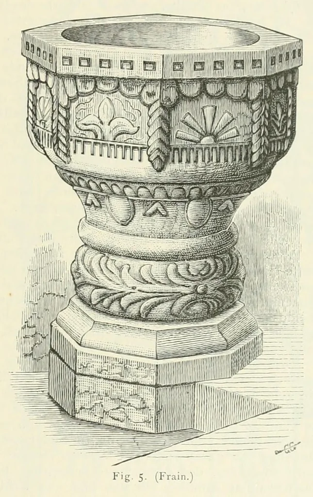 An illustration from Mittheilungen der K.K. Central-Commission zur Erforschung und Erhaltung der Kunst- und Historischen Denkmale, 1875, leaf 257