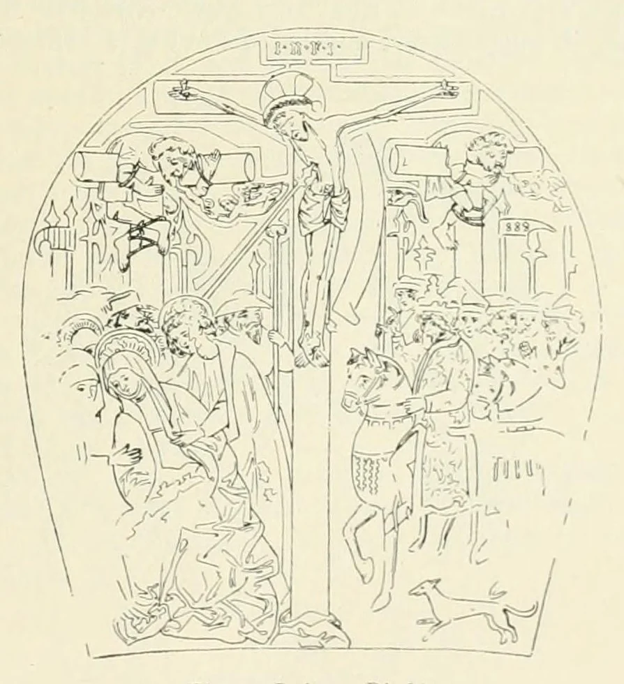 An illustration from Mittheilungen der K.K. Central-Commission zur Erforschung und Erhaltung der Kunst- und Historischen Denkmale, 1875, leaf 321