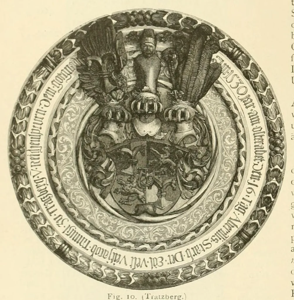 An illustration from Mittheilungen der K.K. Central-Commission zur Erforschung und Erhaltung der Kunst- und Historischen Denkmale, 1875, leaf 330