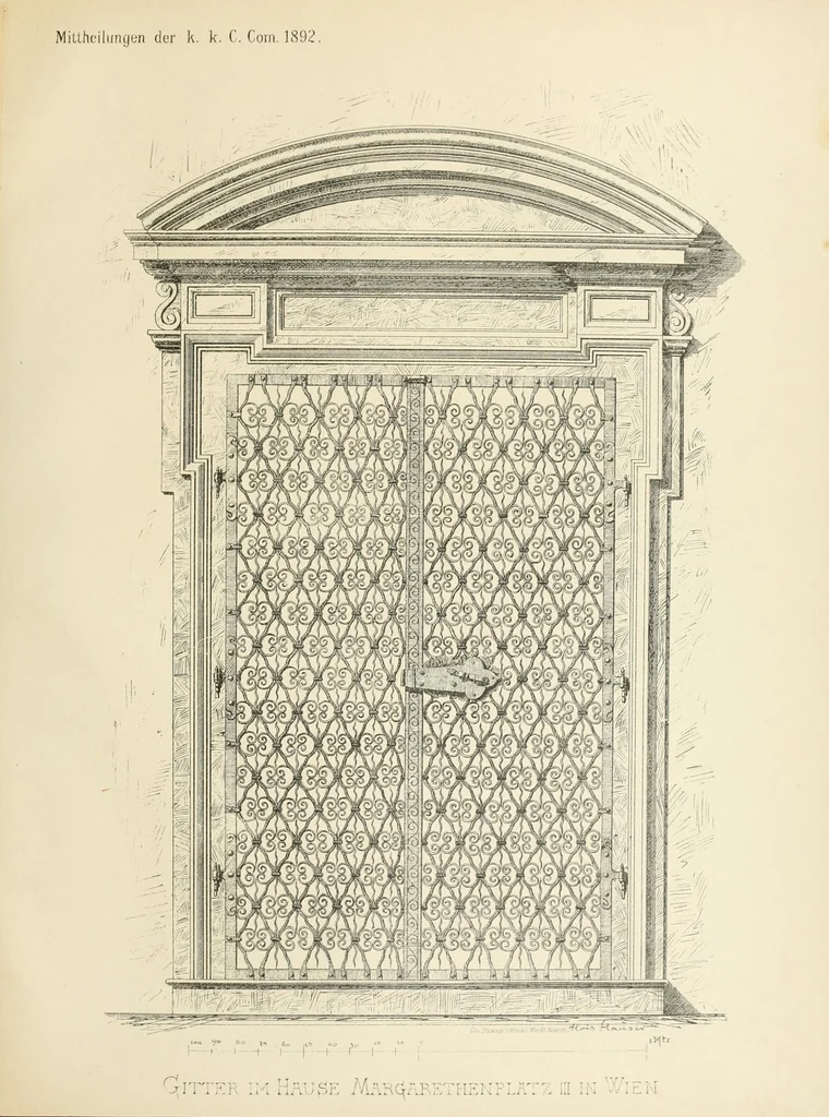 An illustration from Mittheilungen der K.K. Central-Commission zur Erforschung und Erhaltung der Kunst- und Historischen Denkmale, 1875, leaf 343