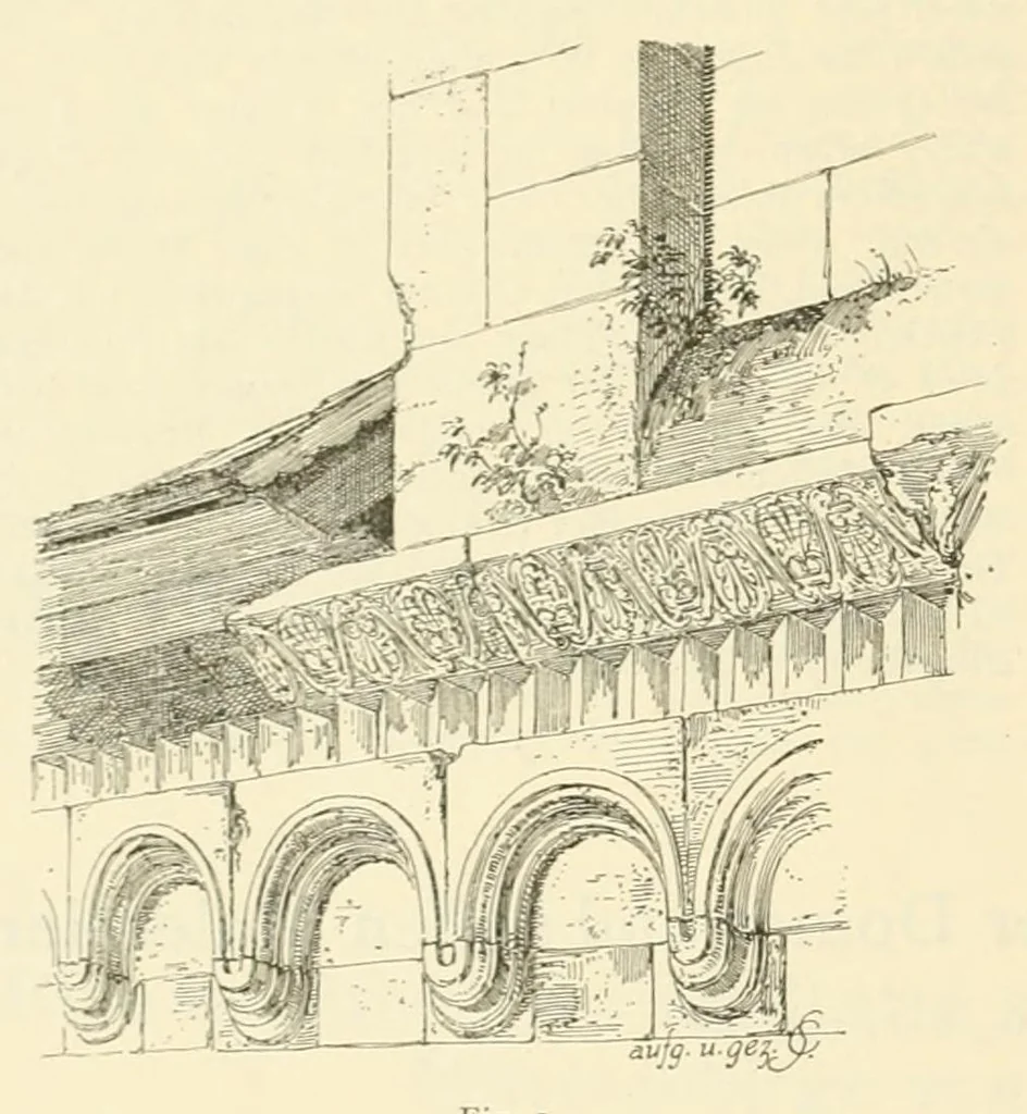 An illustration from Mittheilungen der K.K. Central-Commission zur Erforschung und Erhaltung der Kunst- und Historischen Denkmale, 1875, leaf 78