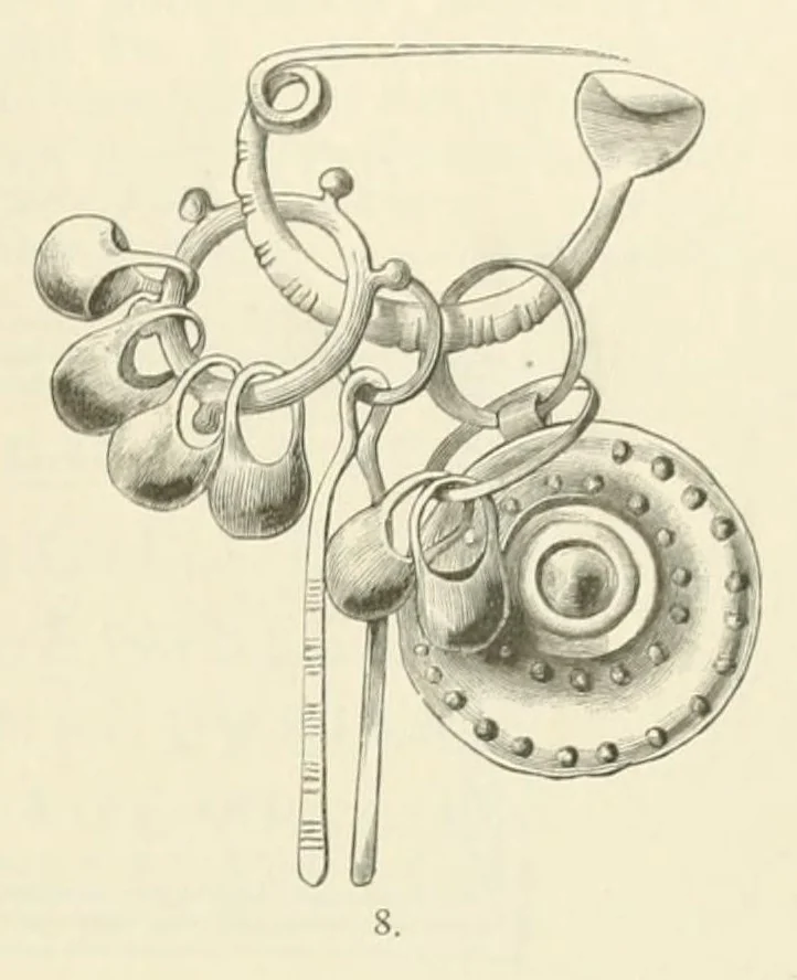 An illustration from Mittheilungen der K.K. Central-Commission zur Erforschung und Erhaltung der Kunst- und Historischen Denkmale, 1875, leaf 85