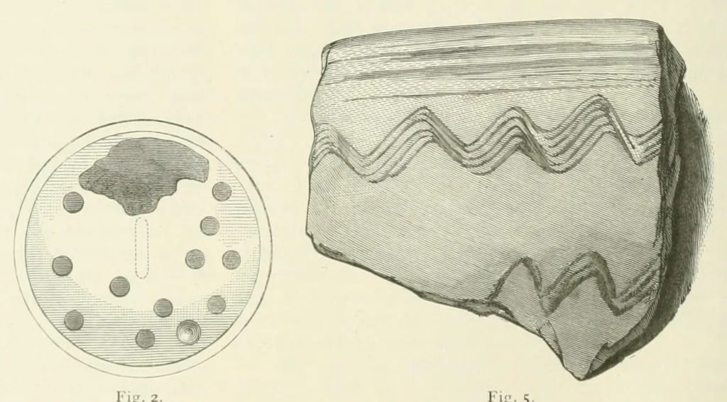 An illustration from Mittheilungen der K.K. Central-Commission zur Erforschung und Erhaltung der Kunst- und Historischen Denkmale, 1875, leaf 118