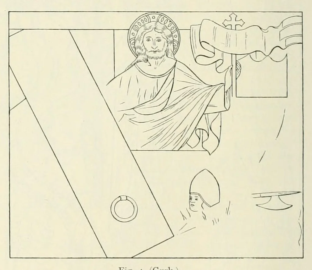 An illustration from Mittheilungen der K.K. Central-Commission zur Erforschung und Erhaltung der Kunst- und Historischen Denkmale, 1875, leaf 182