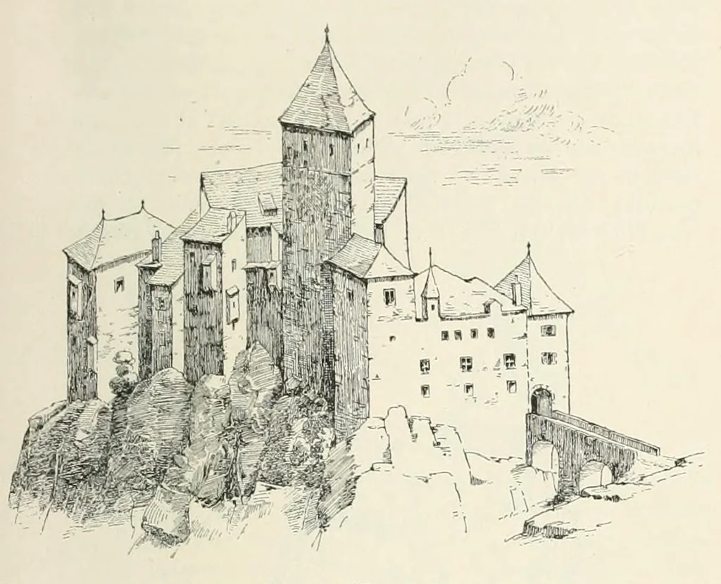 An illustration from Mittheilungen der K.K. Central-Commission zur Erforschung und Erhaltung der Kunst- und Historischen Denkmale, 1875, leaf 231
