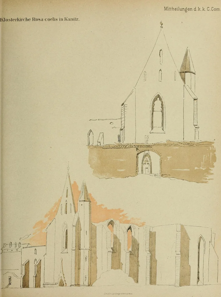 An illustration from Mittheilungen der K.K. Central-Commission zur Erforschung und Erhaltung der Kunst- und Historischen Denkmale, 1875, leaf 269