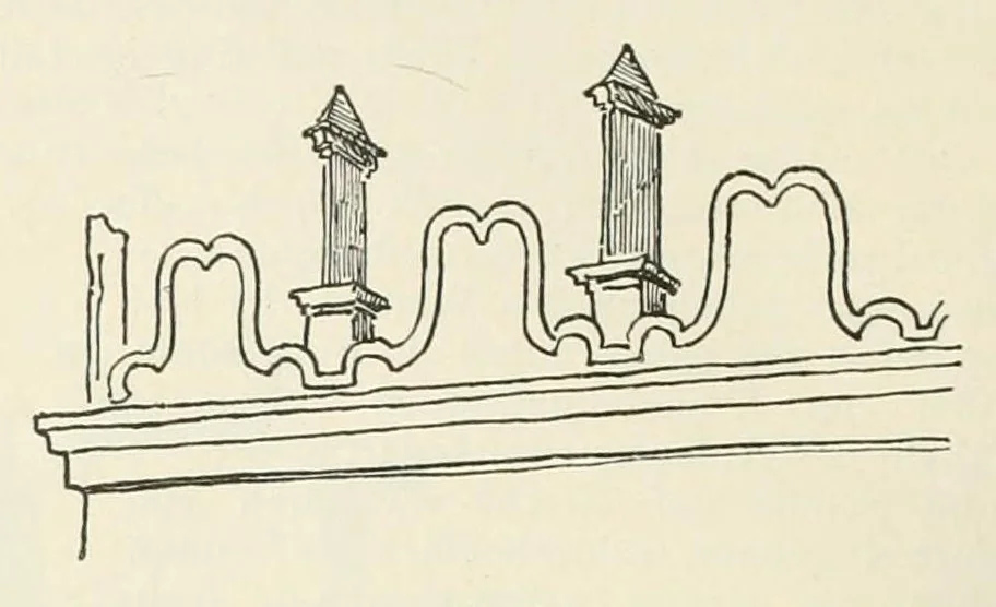 An illustration from Mittheilungen der K.K. Central-Commission zur Erforschung und Erhaltung der Kunst- und Historischen Denkmale, 1875, leaf 274