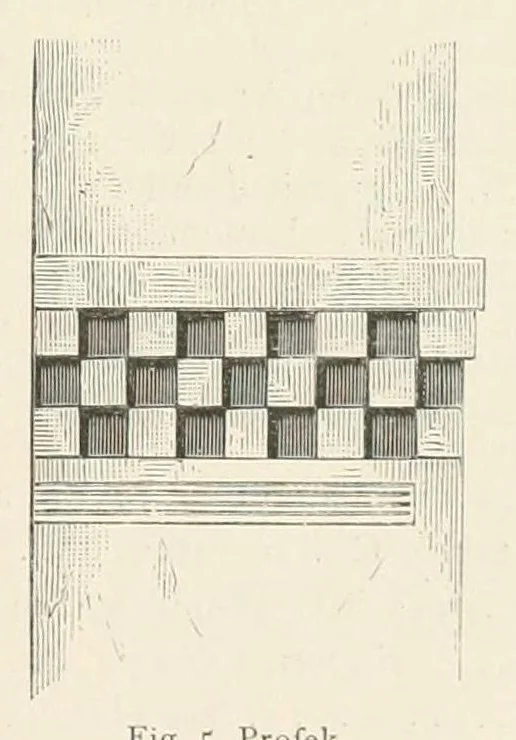 An illustration from Mittheilungen der K.K. Central-Commission zur Erforschung und Erhaltung der Kunst- und Historischen Denkmale, 1875, leaf 293