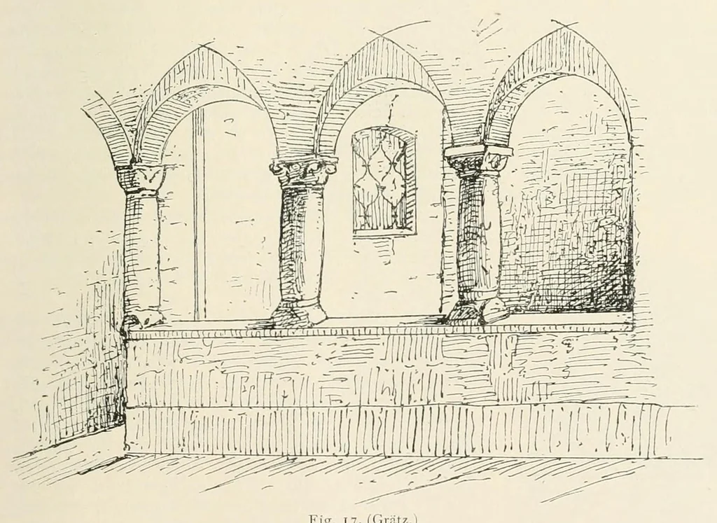 An illustration from Mittheilungen der K.K. Central-Commission zur Erforschung und Erhaltung der Kunst- und Historischen Denkmale, 1875, leaf 305