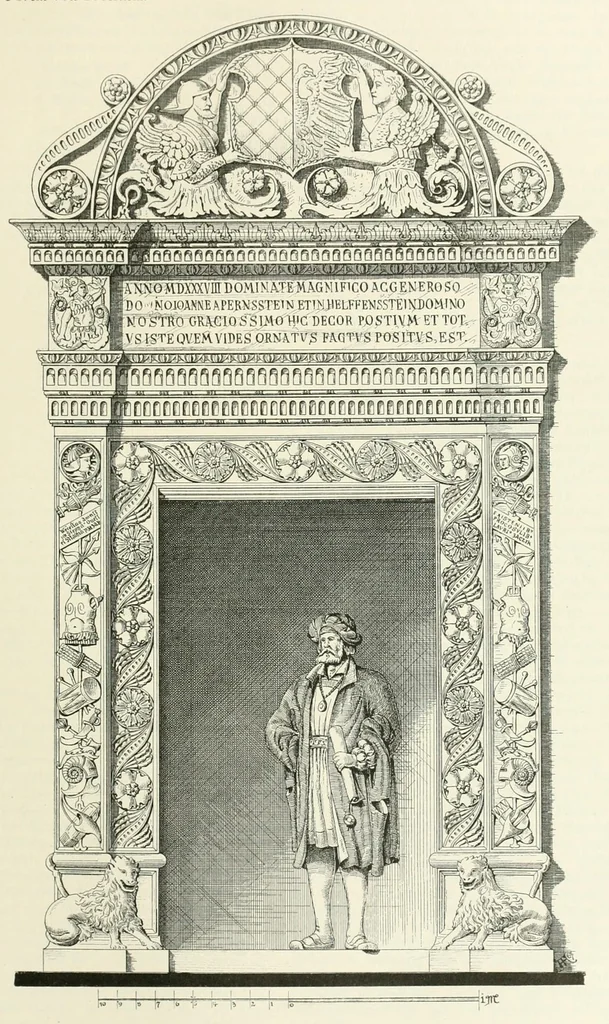 An illustration from Mittheilungen der K.K. Central-Commission zur Erforschung und Erhaltung der Kunst- und Historischen Denkmale, 1875, leaf 107