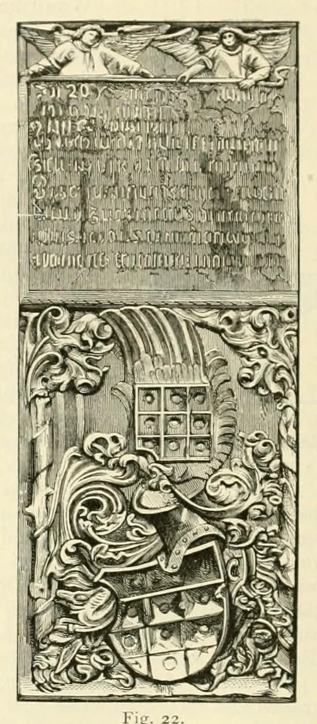 An illustration from Mittheilungen der K.K. Central-Commission zur Erforschung und Erhaltung der Kunst- und Historischen Denkmale, 1875, leaf 174
