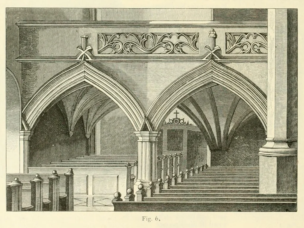 An illustration from Mittheilungen der K.K. Central-Commission zur Erforschung und Erhaltung der Kunst- und Historischen Denkmale, 1875, leaf 204