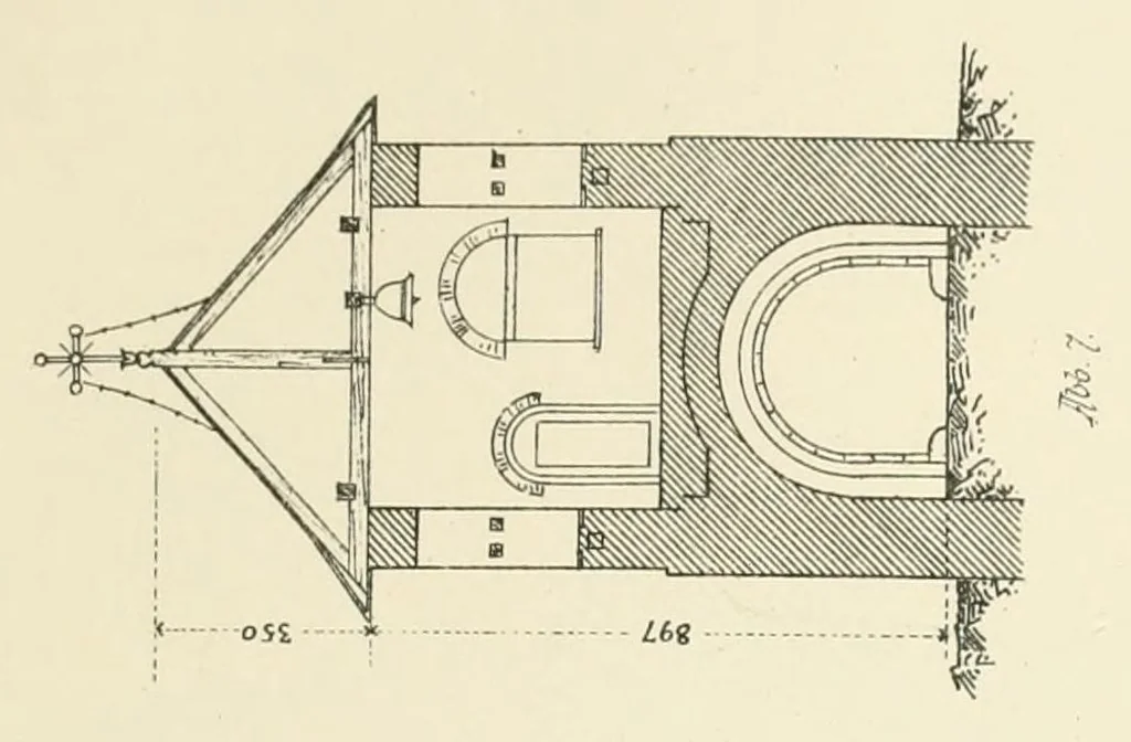 An illustration from Mittheilungen der K.K. Central-Commission zur Erforschung und Erhaltung der Kunst- und Historischen Denkmale, 1875, leaf 75