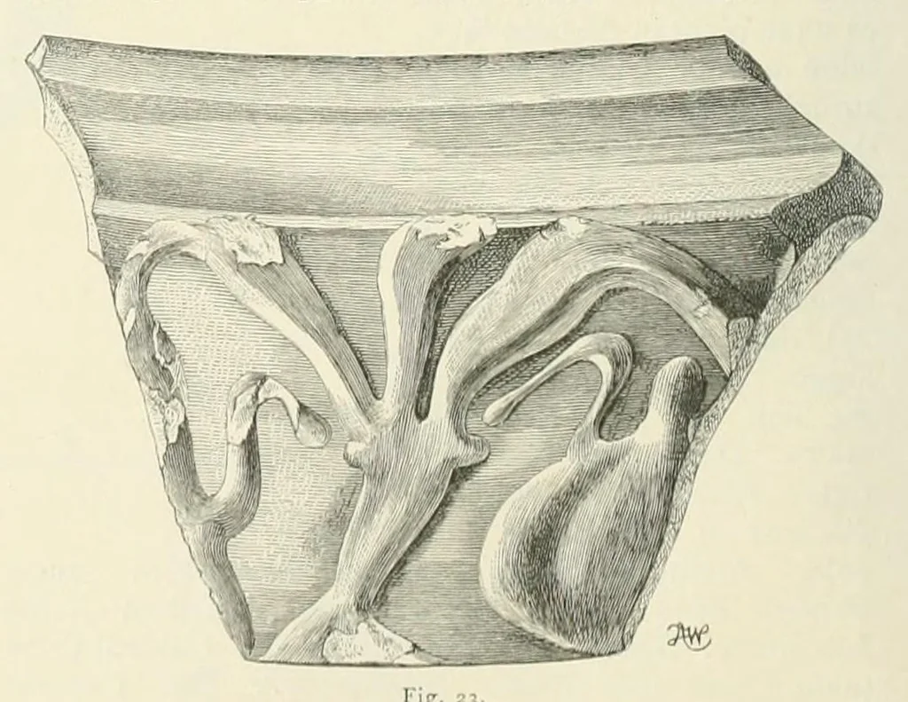 An illustration from Mittheilungen der K.K. Central-Commission zur Erforschung und Erhaltung der Kunst- und Historischen Denkmale, 1875, leaf 164