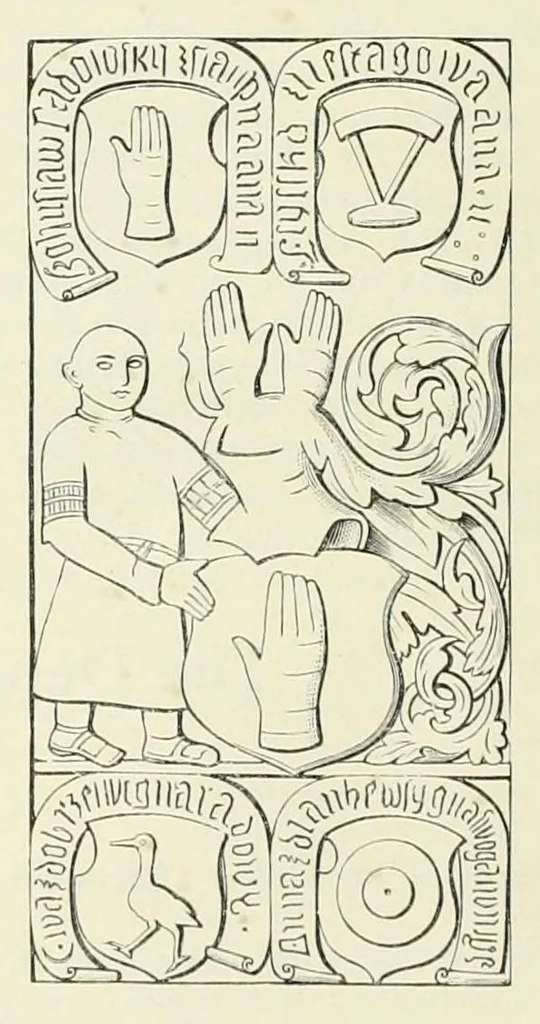 An illustration from Mittheilungen der K.K. Central-Commission zur Erforschung und Erhaltung der Kunst- und Historischen Denkmale, 1875, leaf 36