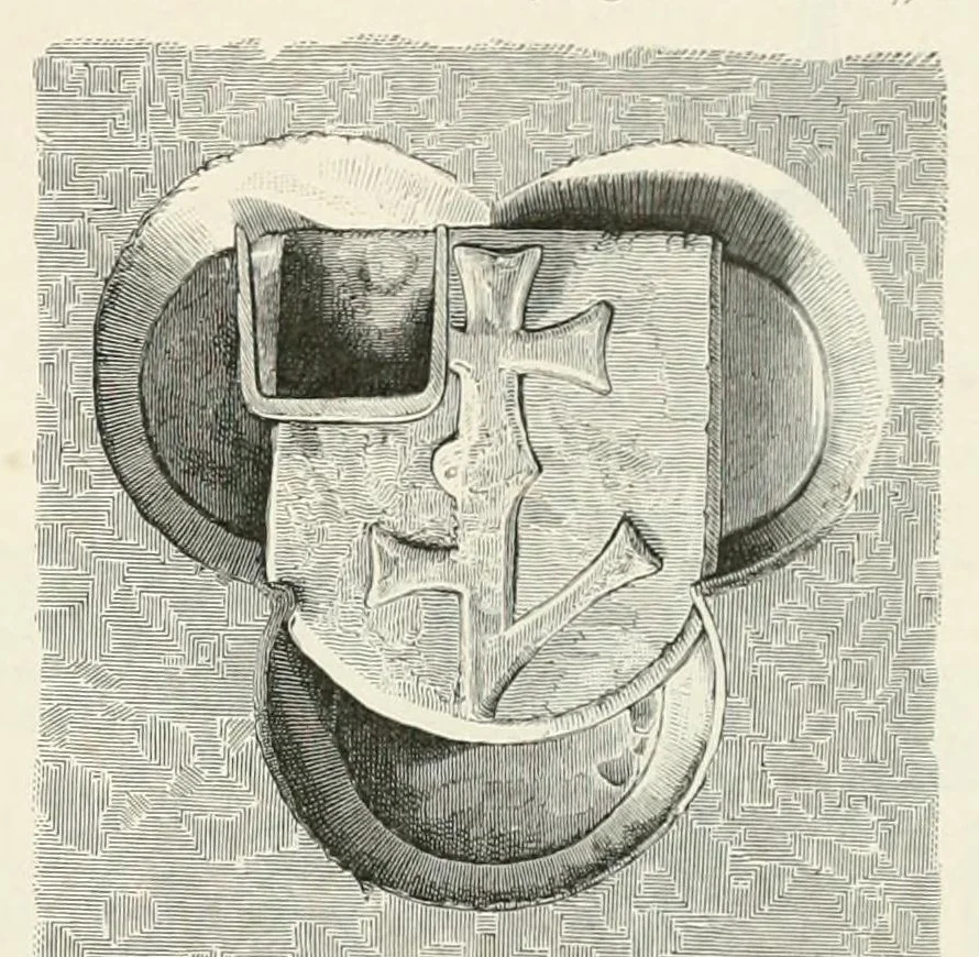 An illustration from Mittheilungen der K.K. Central-Commission zur Erforschung und Erhaltung der Kunst- und Historischen Denkmale, 1875, leaf 61