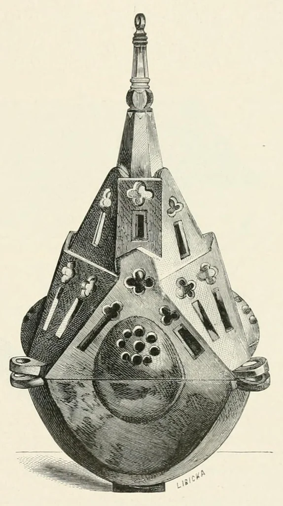 An illustration from Mittheilungen der K.K. Central-Commission zur Erforschung und Erhaltung der Kunst- und Historischen Denkmale, 1875, leaf 69