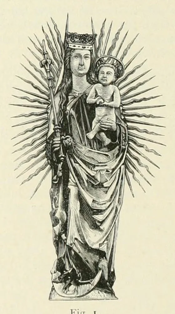 An illustration from Mittheilungen der K.K. Central-Commission zur Erforschung und Erhaltung der Kunst- und Historischen Denkmale, 1875, leaf 98