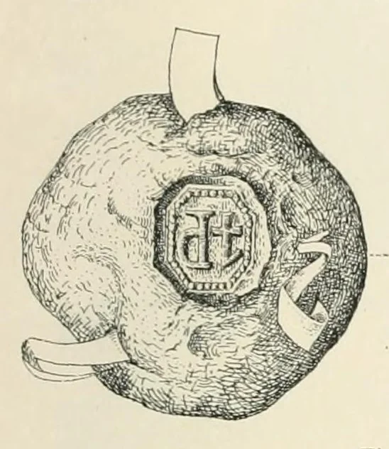 An illustration from Mittheilungen der K.K. Central-Commission zur Erforschung und Erhaltung der Kunst- und Historischen Denkmale, 1875, leaf 41
