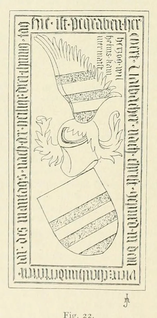 An illustration from Mittheilungen der K.K. Central-Commission zur Erforschung und Erhaltung der Kunst- und Historischen Denkmale, 1875, leaf 80