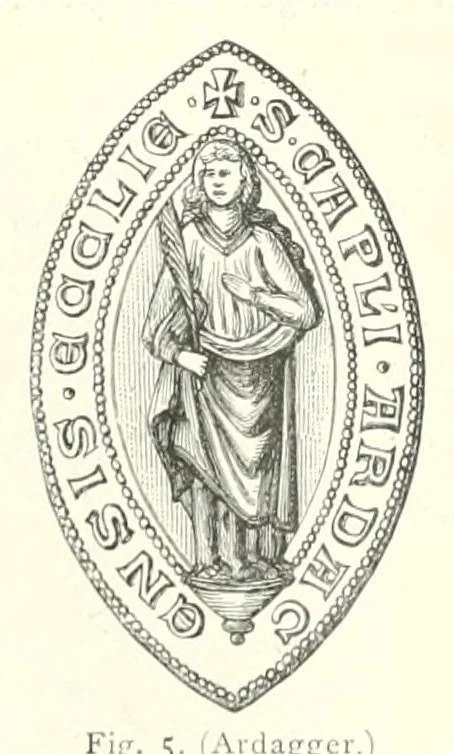 An illustration from Mittheilungen der K.K. Central-Commission zur Erforschung und Erhaltung der Kunst- und Historischen Denkmale, 1875, leaf 136