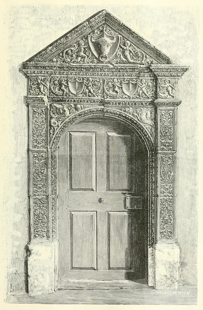 An illustration from Mittheilungen der K.K. Central-Commission zur Erforschung und Erhaltung der Kunst- und Historischen Denkmale, 1875, leaf 205