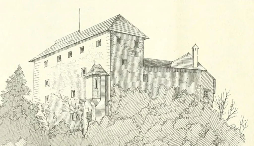 An illustration from Mittheilungen der K.K. Central-Commission zur Erforschung und Erhaltung der Kunst- und Historischen Denkmale, 1875, leaf 234
