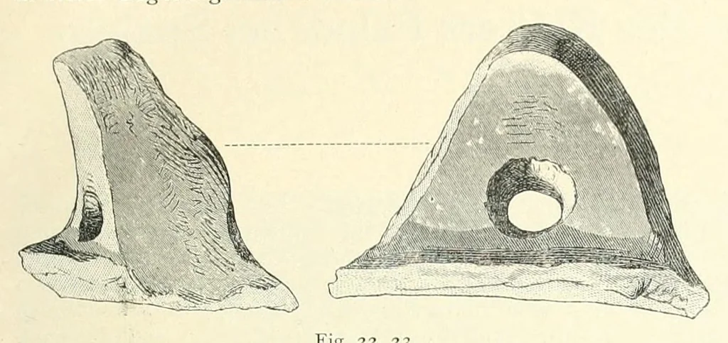 An illustration from Mittheilungen der K.K. Central-Commission zur Erforschung und Erhaltung der Kunst- und Historischen Denkmale, 1875, leaf 25