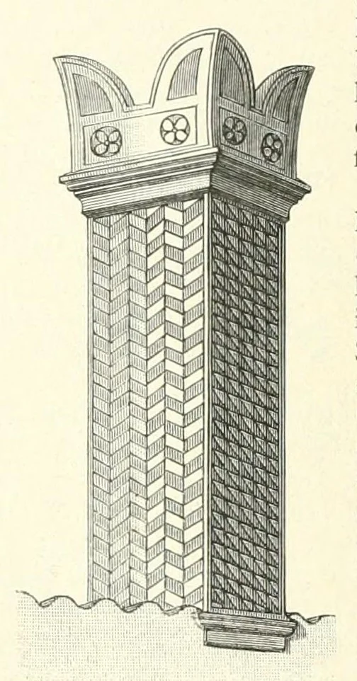 An illustration from Mittheilungen der K.K. Central-Commission zur Erforschung und Erhaltung der Kunst- und Historischen Denkmale, 1875, leaf 254