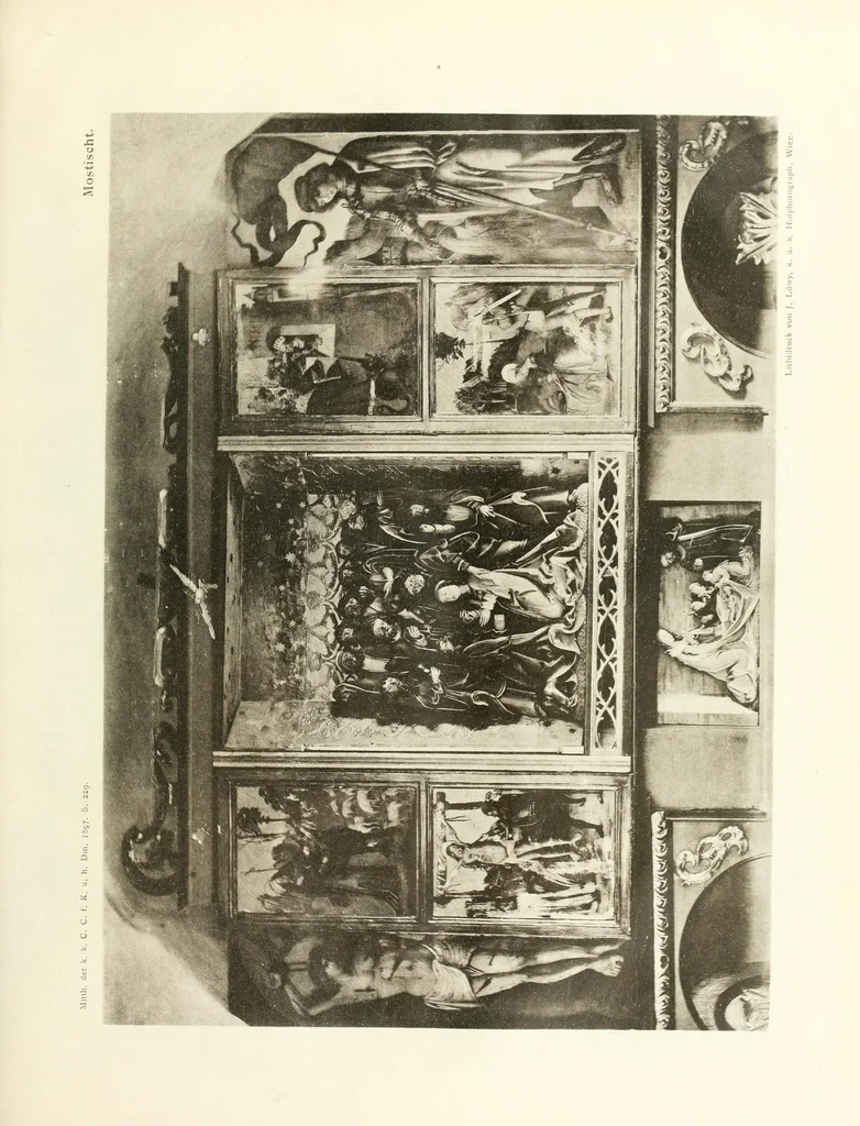 An illustration from Mittheilungen der K.K. Central-Commission zur Erforschung und Erhaltung der Kunst- und Historischen Denkmale, 1875, leaf 277
