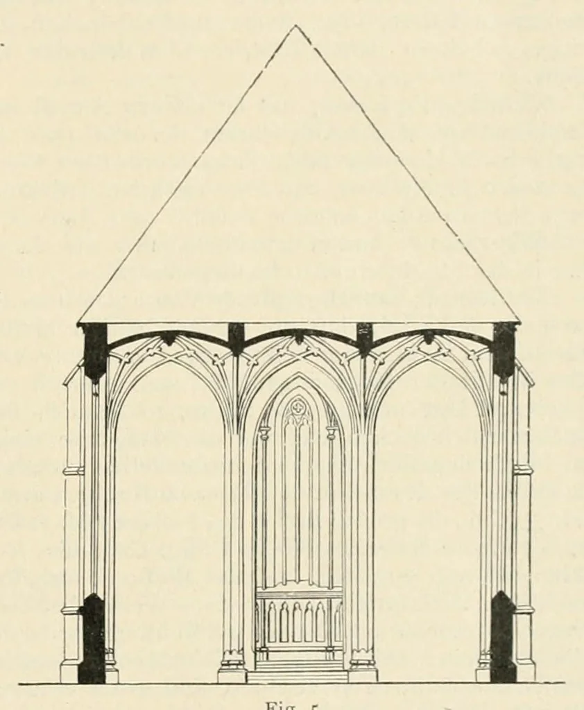 An illustration from Mittheilungen der K.K. Central-Commission zur Erforschung und Erhaltung der Kunst- und Historischen Denkmale, 1875, leaf 117