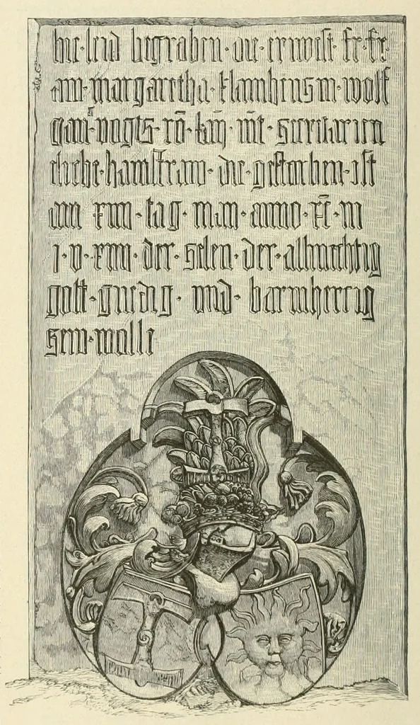 An illustration from Mittheilungen der K.K. Central-Commission zur Erforschung und Erhaltung der Kunst- und Historischen Denkmale, 1875, leaf 128