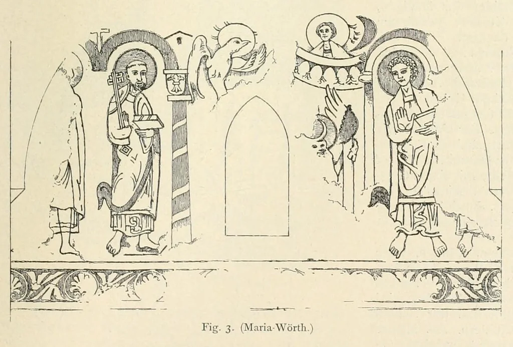 An illustration from Mittheilungen der K.K. Central-Commission zur Erforschung und Erhaltung der Kunst- und Historischen Denkmale, 1875, leaf 267