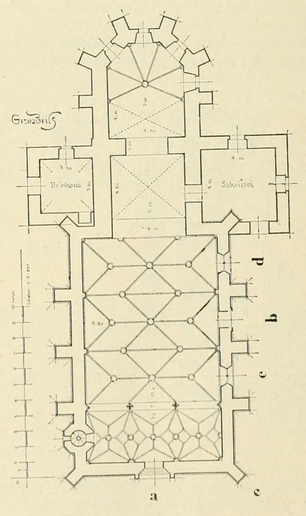 An illustration from Mittheilungen der K.K. Central-Commission zur Erforschung und Erhaltung der Kunst- und Historischen Denkmale, 1875, leaf 268