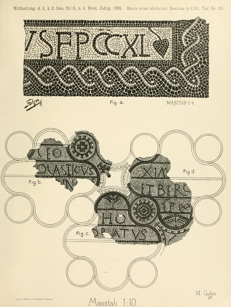 An illustration from Mittheilungen der K.K. Central-Commission zur Erforschung und Erhaltung der Kunst- und Historischen Denkmale, 1875, leaf 301