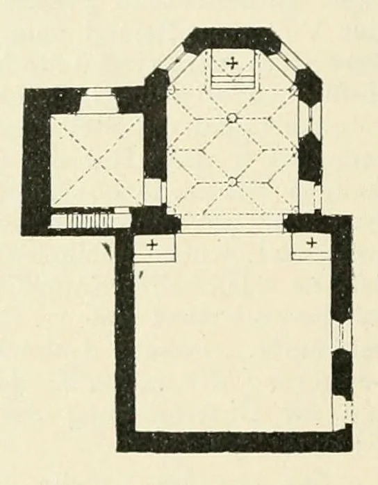 An illustration from Mittheilungen der K.K. Central-Commission zur Erforschung und Erhaltung der Kunst- und Historischen Denkmale, 1875, leaf 98